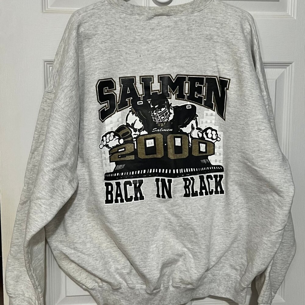 Vintage Hanes Salmen High School Spartans 2000 Sweatshirt XL Slidell Louisiana
